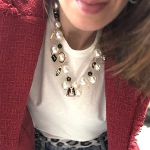 Alternative view of Girocollo charms perle