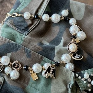 Girocollo charms perle