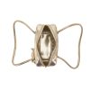 Woven shoulder bag gold La Carrie
