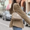 Woven shoulder bag gold La Carrie