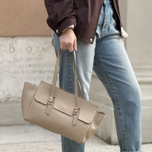Borsa Isidora beige