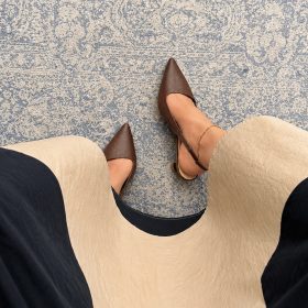 Slingback oasi testa di moro