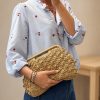 Clutch rafia nocciolina (vari colori)
