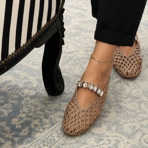 Alternative view of Flat Parigi rose' gold