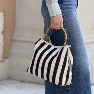 Secchiello righe combi Black and White