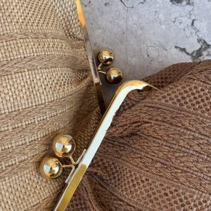 Alternative view of Clutch rafia naturale big (vari colori)