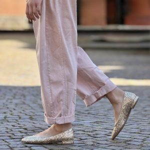 Alternative view of Flat glitter platino