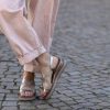 Sandalo platform Avola bronzo