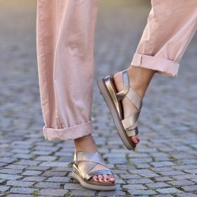 Sandalo platform Avola bronzo