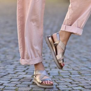 Sandalo platform Avola bronzo