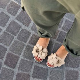 Ciabattina Petalo beige