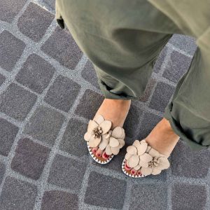 Ciabattina Petalo beige