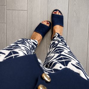 Ciabattina Ciurma blue