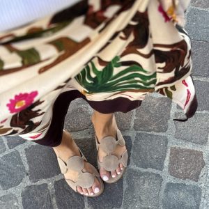 Ciabattina tondi taupe